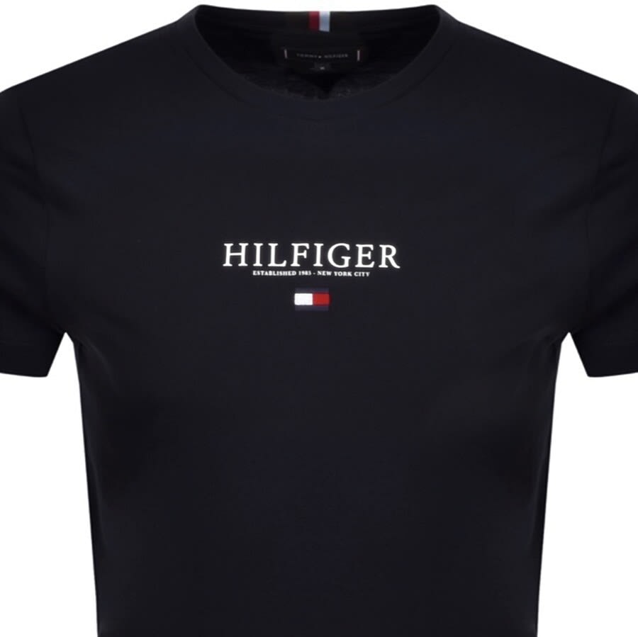 Alternative Image for ProductTommy Hilfiger Icon Flag Logo T Shirt Navy2