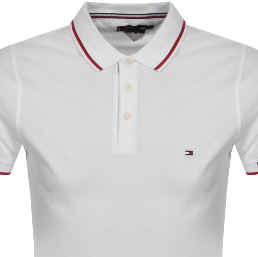 Alternative Image for ProductTommy Hilfiger Slim Fit Polo T Shirt White2