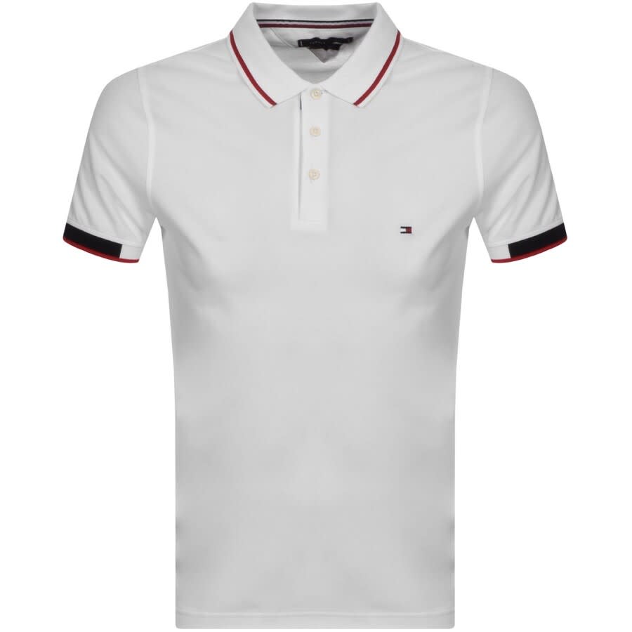 Alternative Image for ProductTommy Hilfiger Slim Fit Polo T Shirt White1