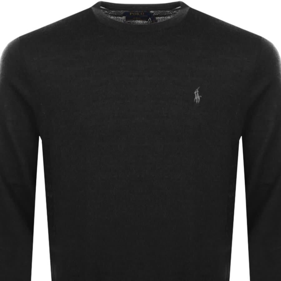 Alternative Image for ProductRalph Lauren Crew Neck Knit Jumper Grey2