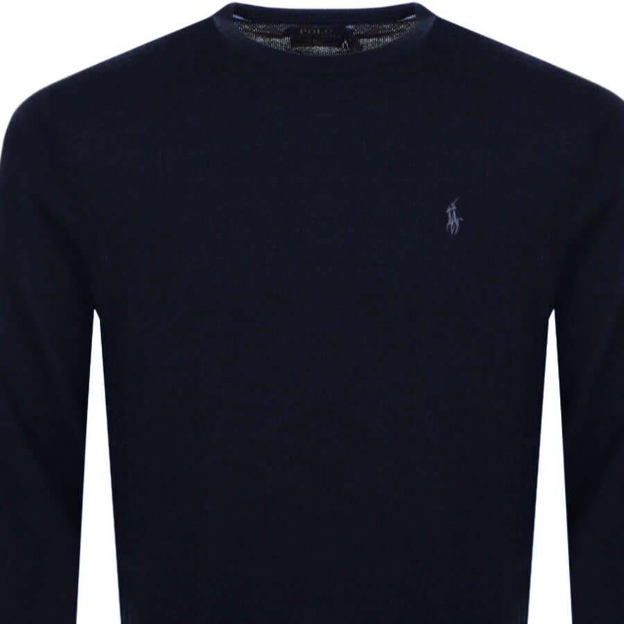 Alternative Image for ProductRalph Lauren Crew Neck Knit Jumper Navy2