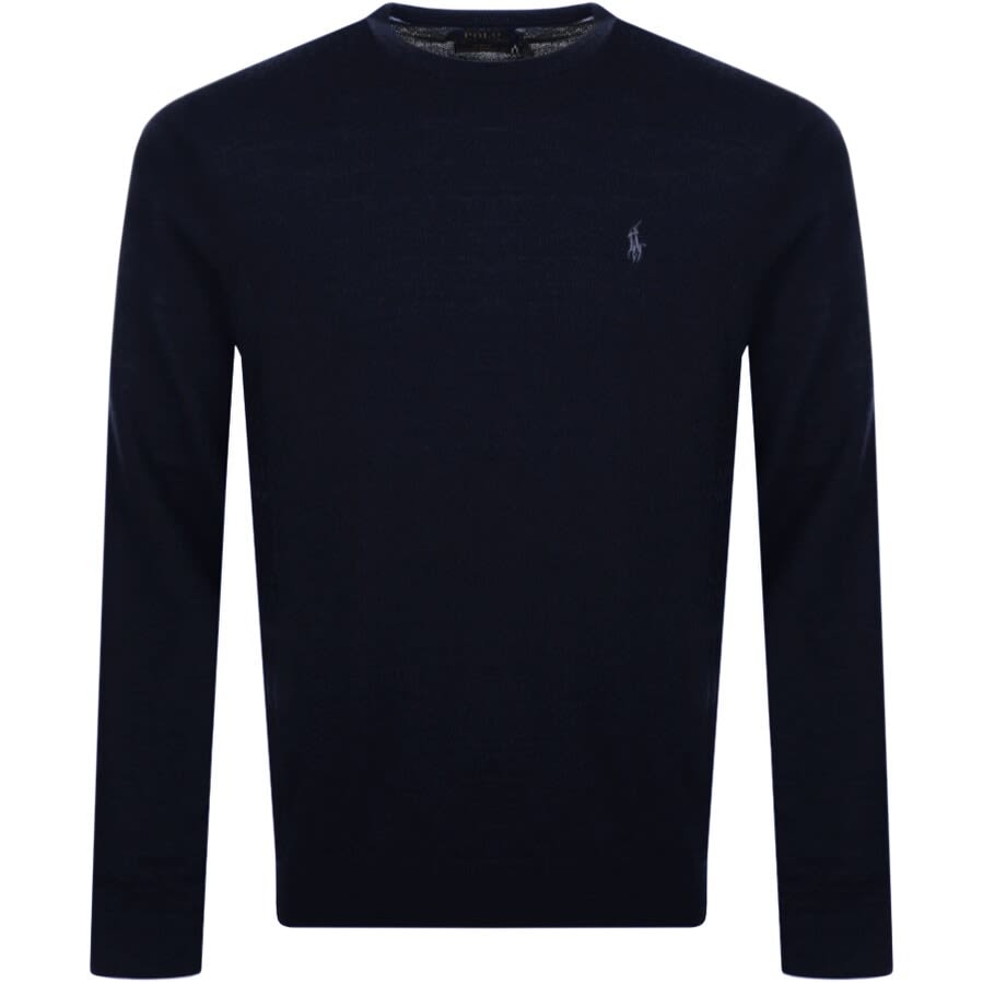 Alternative Image for ProductRalph Lauren Crew Neck Knit Jumper Navy1
