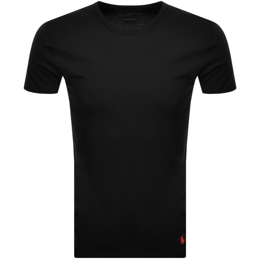Alternative Image for ProductRalph Lauren 2 Pack Crew Neck T Shirts Black2