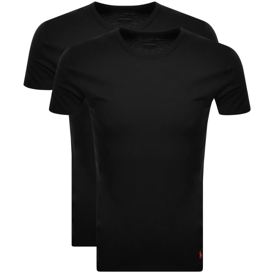 Alternative Image for ProductRalph Lauren 2 Pack Crew Neck T Shirts Black1