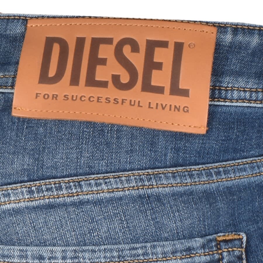 Alternative Image for ProductDiesel Sleenker Skinny Fit Jeans Blue3