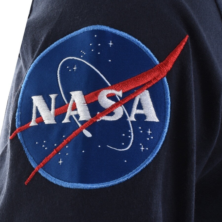 Alternative Image for ProductAlpha Industries Long Sleeve NASA T Shirt Blue3