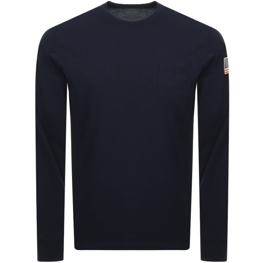 Alternative Image for ProductAlpha Industries Long Sleeve NASA T Shirt Blue1