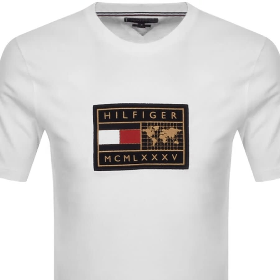 Alternative Image for ProductTommy Hilfiger Icon Earth Logo T Shirt White2