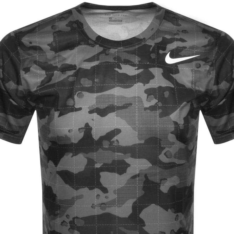 Alternative Image for ProductNike Training Camo Dry T Shirt Grey2
