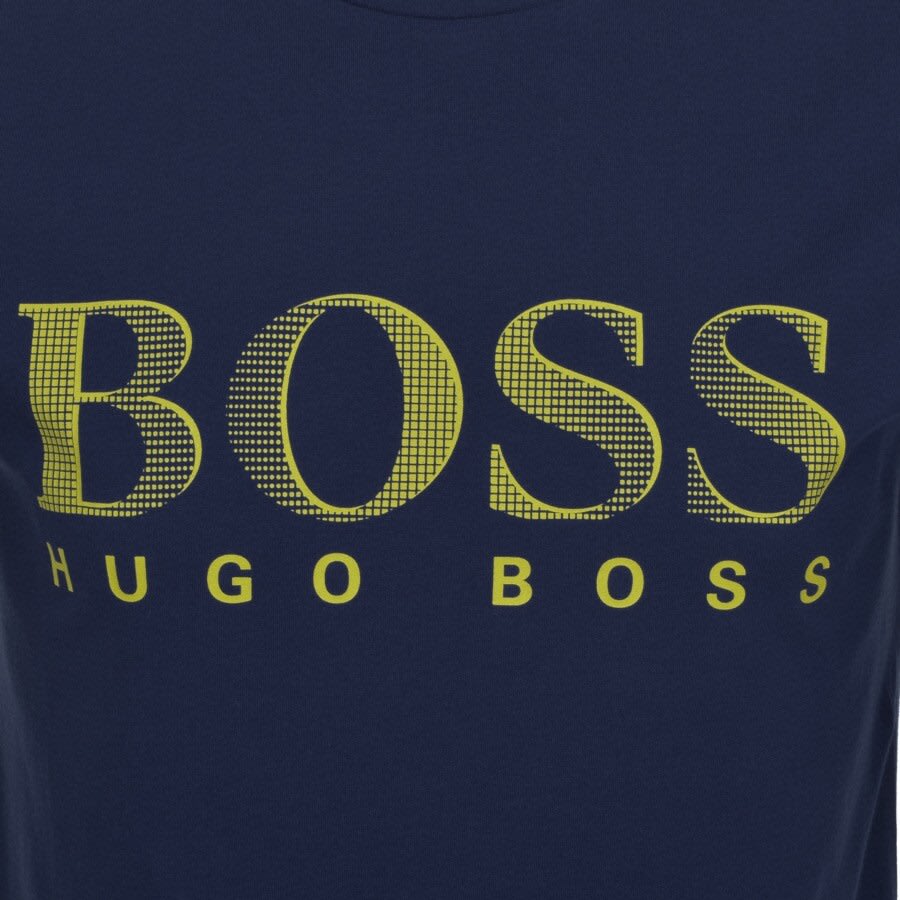 Alternative Image for ProductBOSS UV Protection Logo T Shirt Navy3