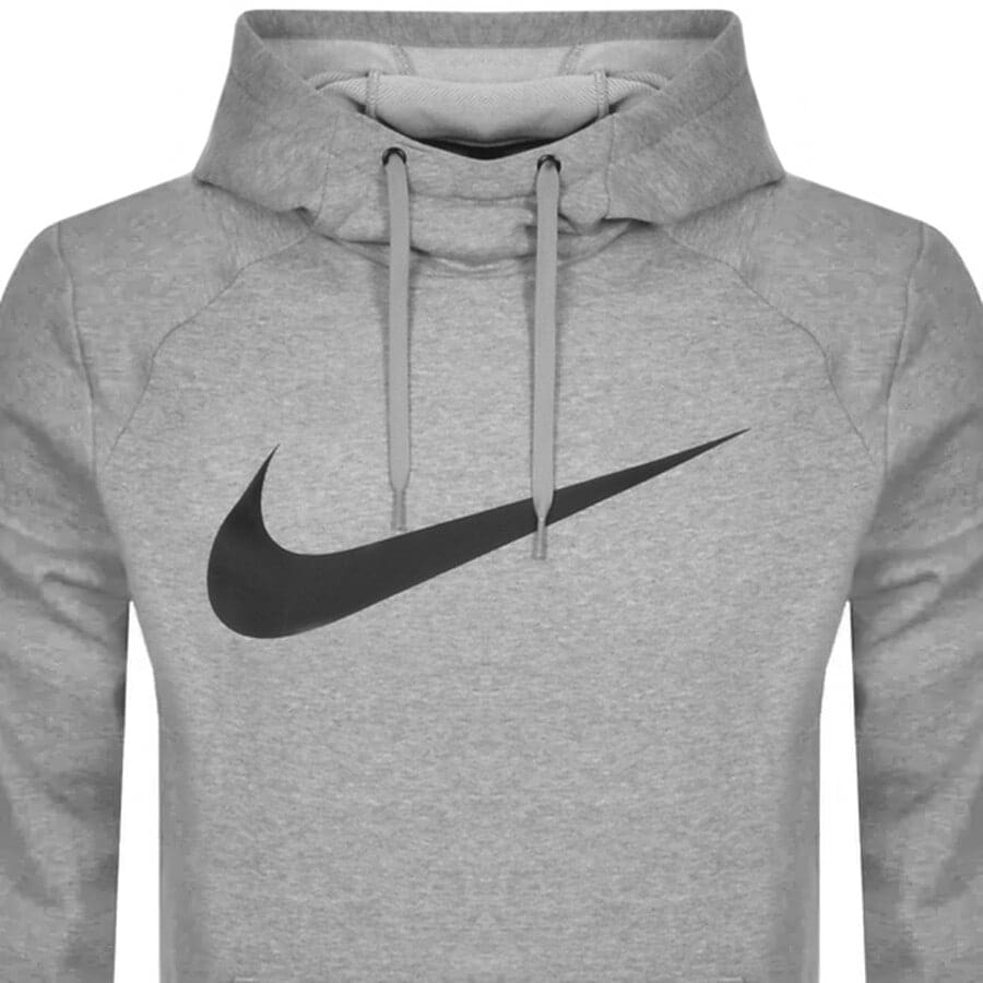 Alternative Image for ProductNike Training Logo Hoodie Grey2