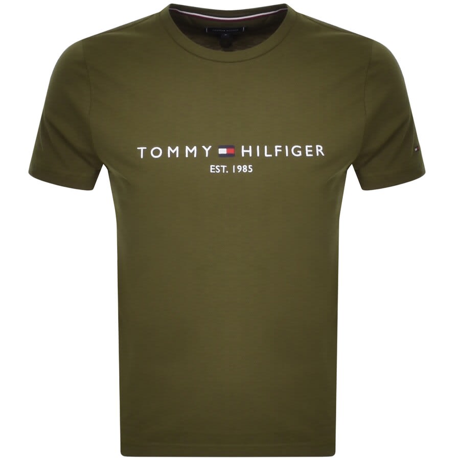 Alternative Image for ProductTommy Hilfiger Logo T Shirt Green1