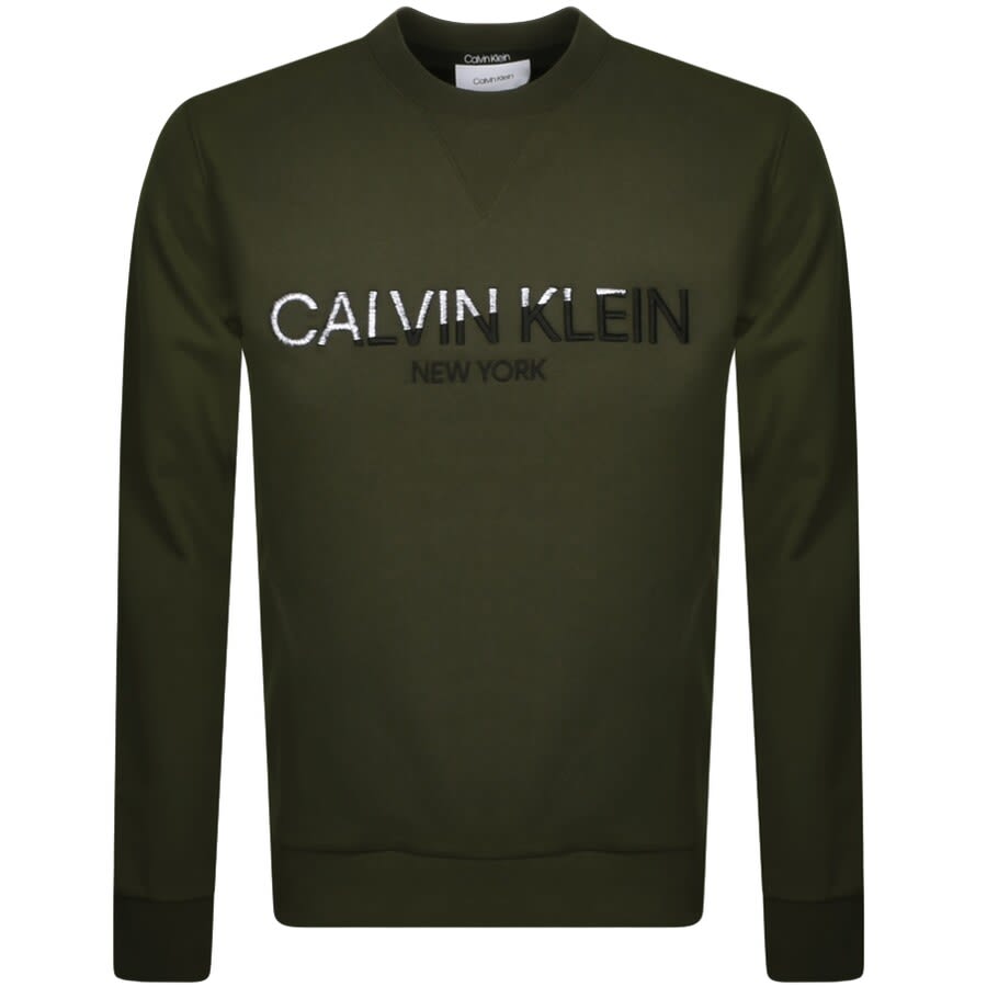 calvin klein sweatshirt green