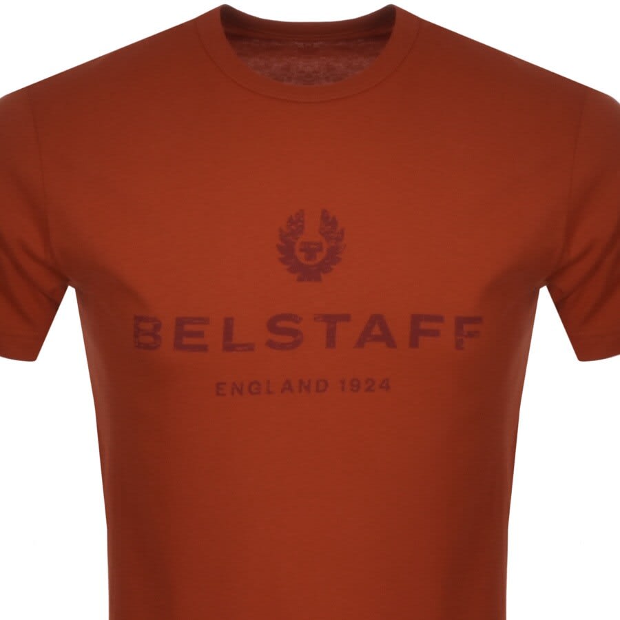 Alternative Image for ProductBelstaff 1924 Distressed Logo T Shirt Orange2