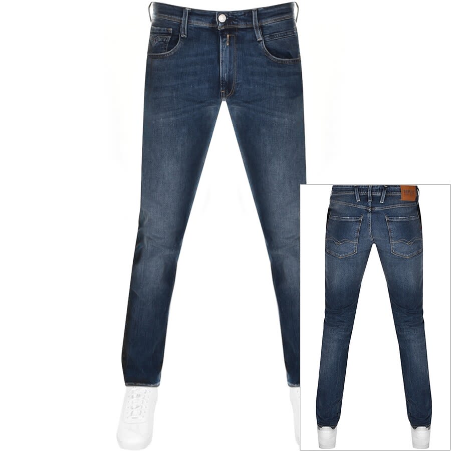 Alternative Image for ProductReplay Anbass Jeans Blue1