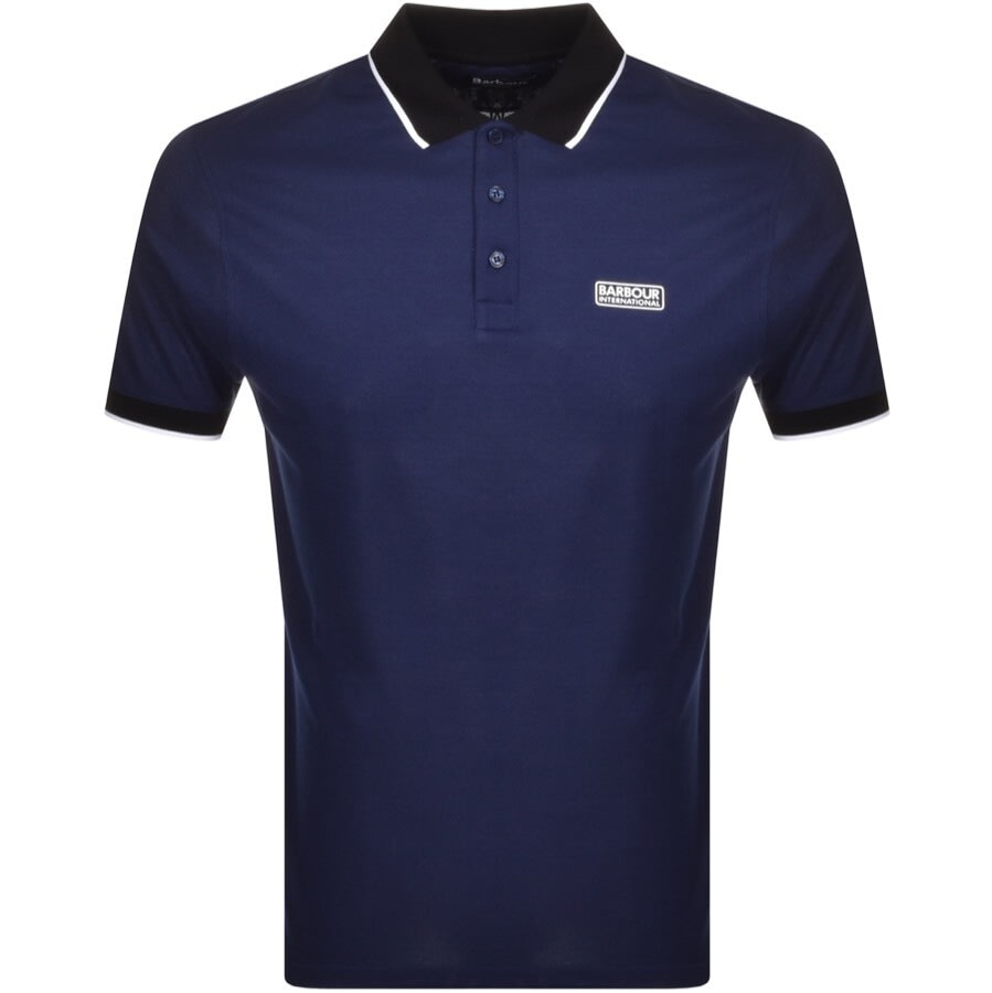 Alternative Image for ProductBarbour International Polo T Shirt Navy1