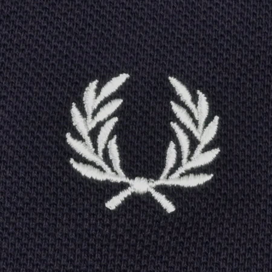 Alternative Image for ProductFred Perry Bomber Collar Polo T Shirt Navy3