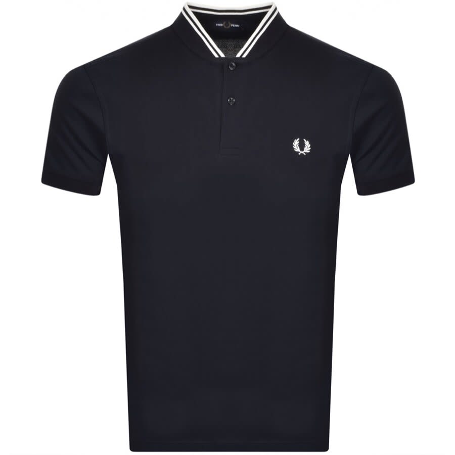 Alternative Image for ProductFred Perry Bomber Collar Polo T Shirt Navy1