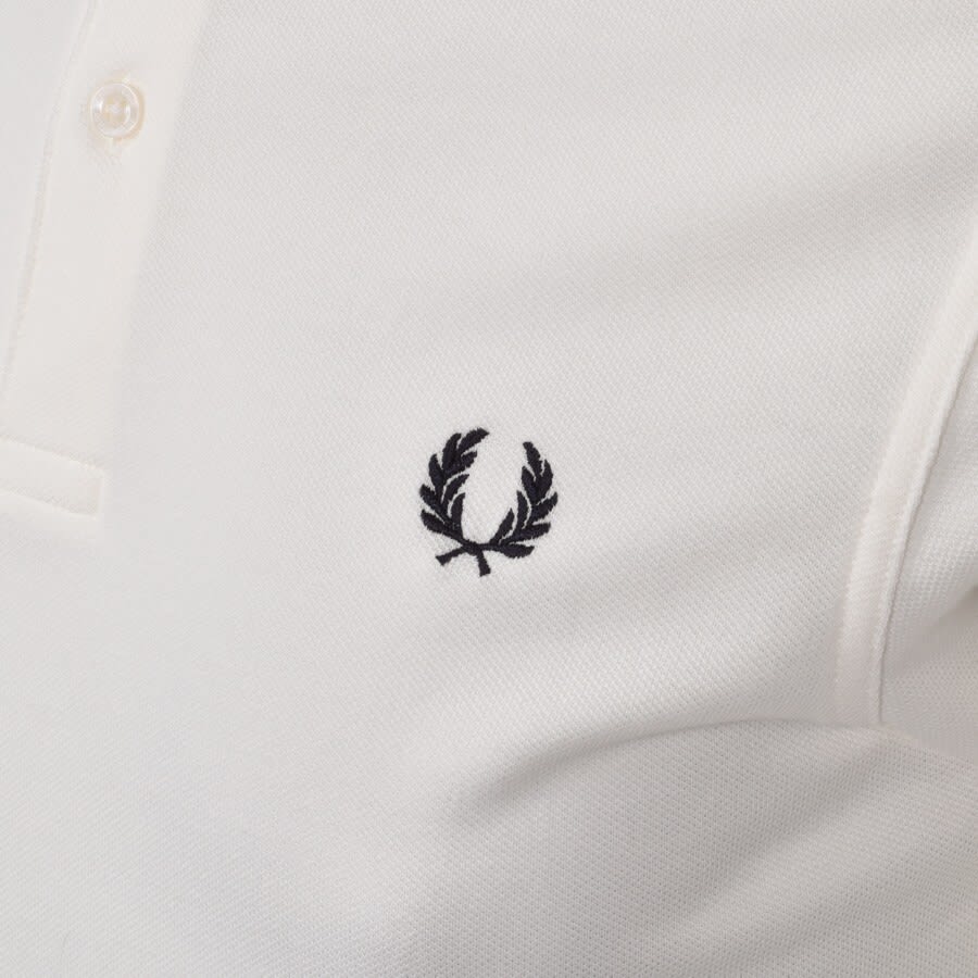 Alternative Image for ProductFred Perry Bomber Collar Polo T Shirt White3