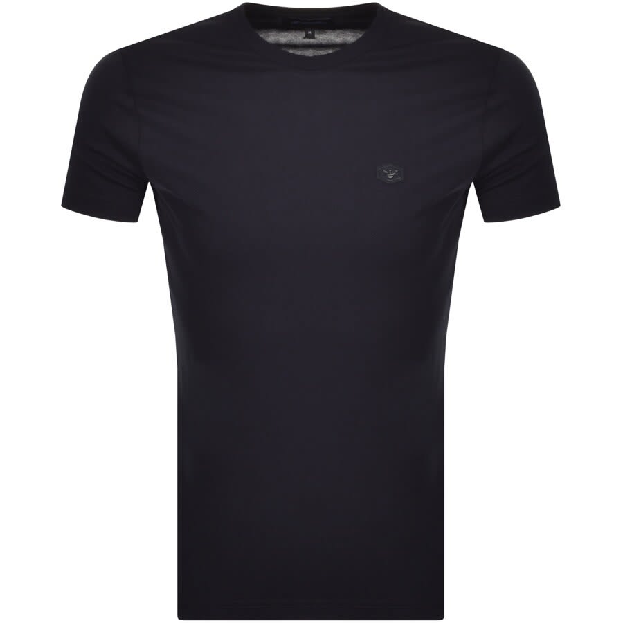 Alternative Image for ProductEmporio Armani Short Sleeved Logo T Shirt Navy1
