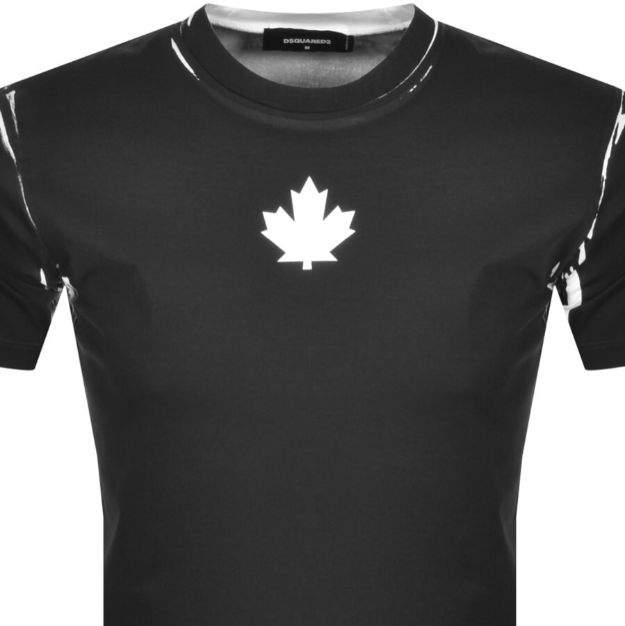 Alternative Image for ProductDSQUARED2 Minileaf Cool T Shirt Black2