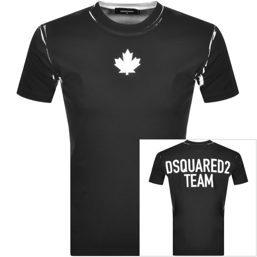 Alternative Image for ProductDSQUARED2 Minileaf Cool T Shirt Black1