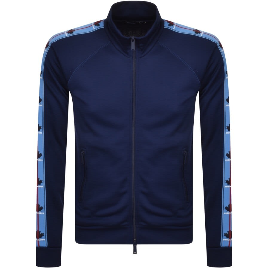 Alternative Image for ProductDSQUARED2 Leaf Tape Track Top Navy1