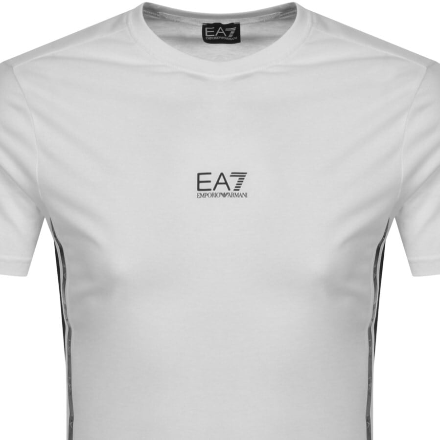 Alternative Image for ProductEA7 Emporio Armani Taped Logo T Shirt White2