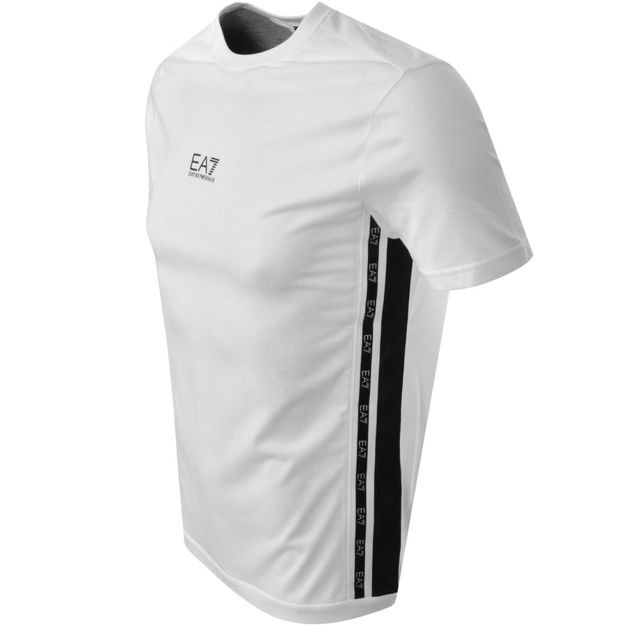 Alternative Image for ProductEA7 Emporio Armani Taped Logo T Shirt White3