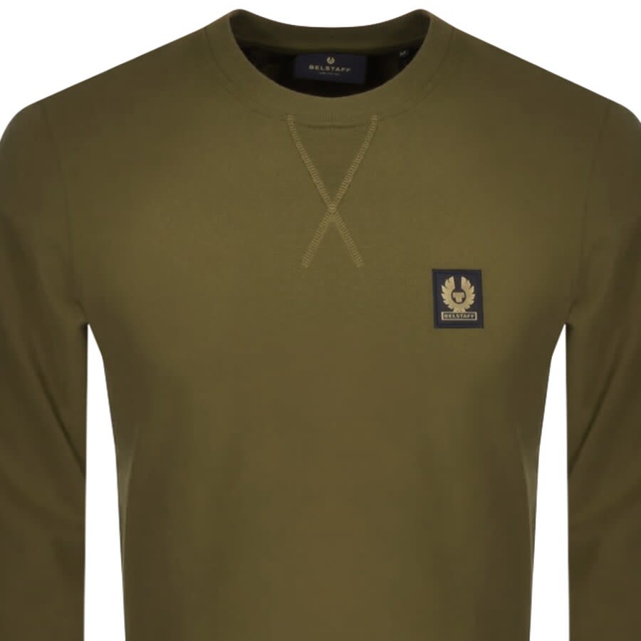 Alternative Image for ProductBelstaff Crew Neck Sweatshirt Green2