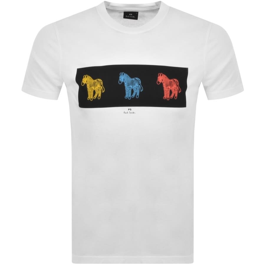 Alternative Image for ProductPS By Paul Smith Zebras T Shirt White1