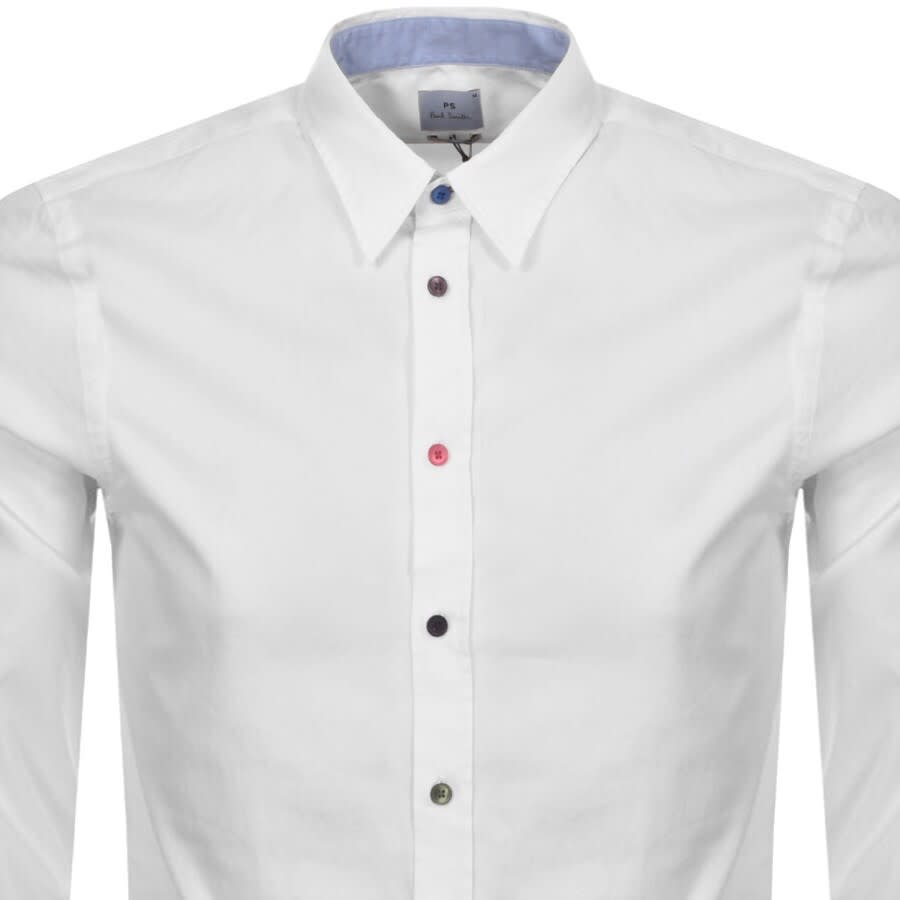 Alternative Image for ProductPS By Paul Smith Tailored Long Sleeved Shirt White2