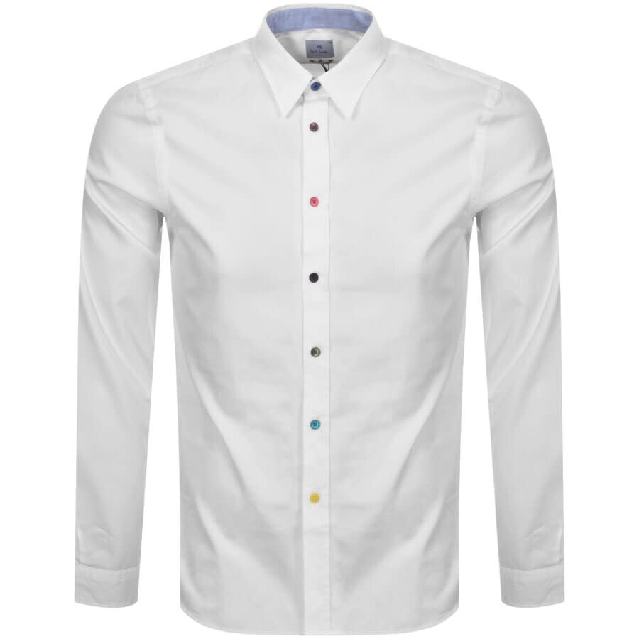 Alternative Image for ProductPS By Paul Smith Tailored Long Sleeved Shirt White1