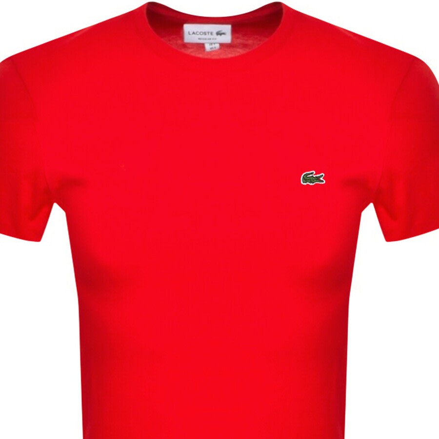 Alternative Image for ProductLacoste Crew Neck T Shirt Red2