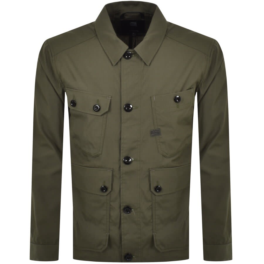 Alternative Image for ProductG Star Raw Field Overshirt Khaki1