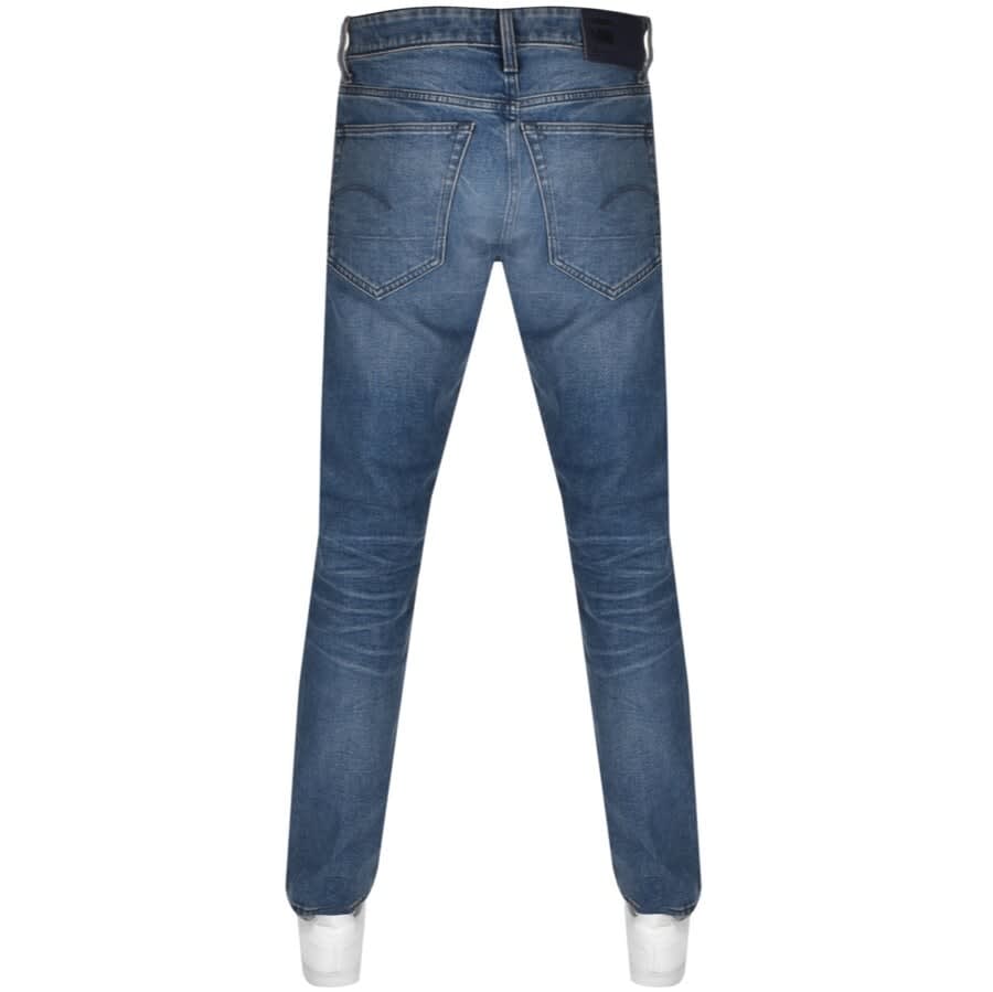 Alternative Image for ProductG Star Raw 3301 Straight Cut Jeans Blue2