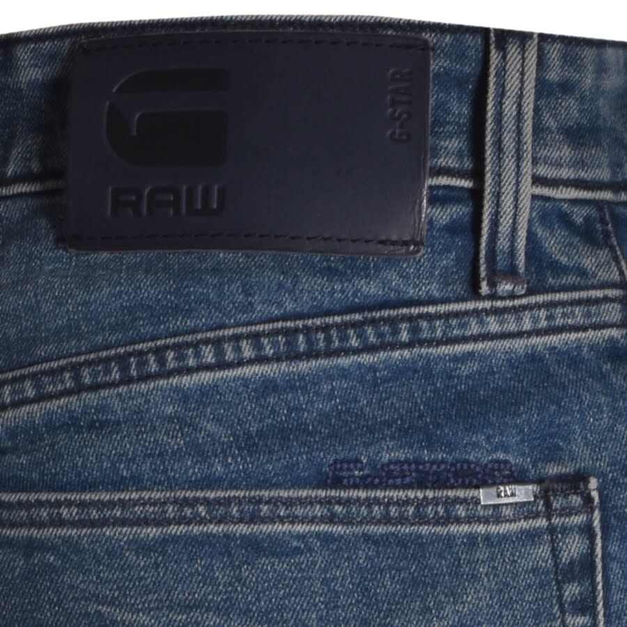 Alternative Image for ProductG Star Raw 3301 Straight Cut Jeans Blue3