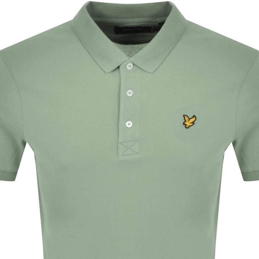 Alternative Image for ProductLyle And Scott Short Sleeved Polo T Shirt Green2