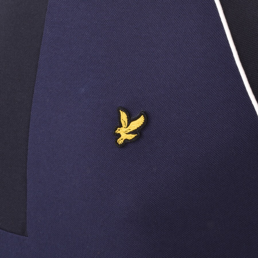 Alternative Image for ProductLyle And Scott Contrast Panel T Shirt Navy3