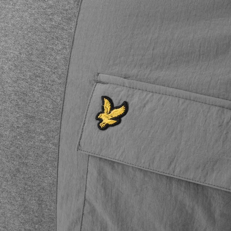Alternative Image for ProductLyle And Scott Tech Pocket Sweatshirt Grey3