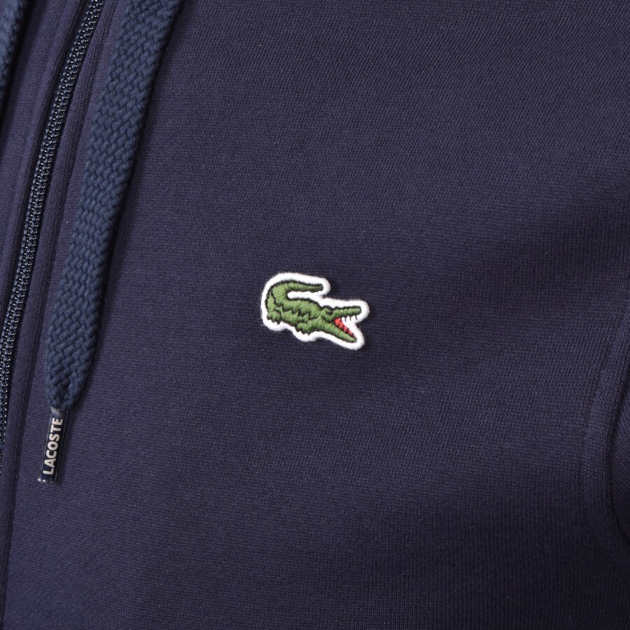 Alternative Image for ProductLacoste Sport Logo Full Zip Hoodie Navy3