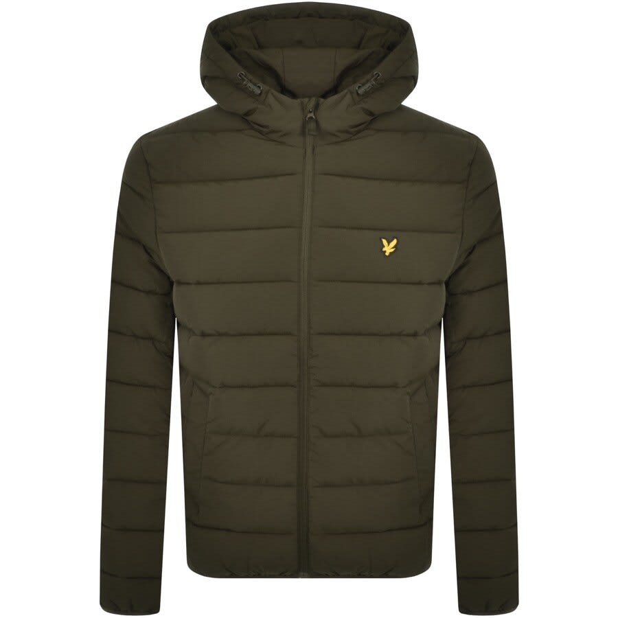Alternative Image for ProductLyle And Scott Hooded Puffer Jacket Green1