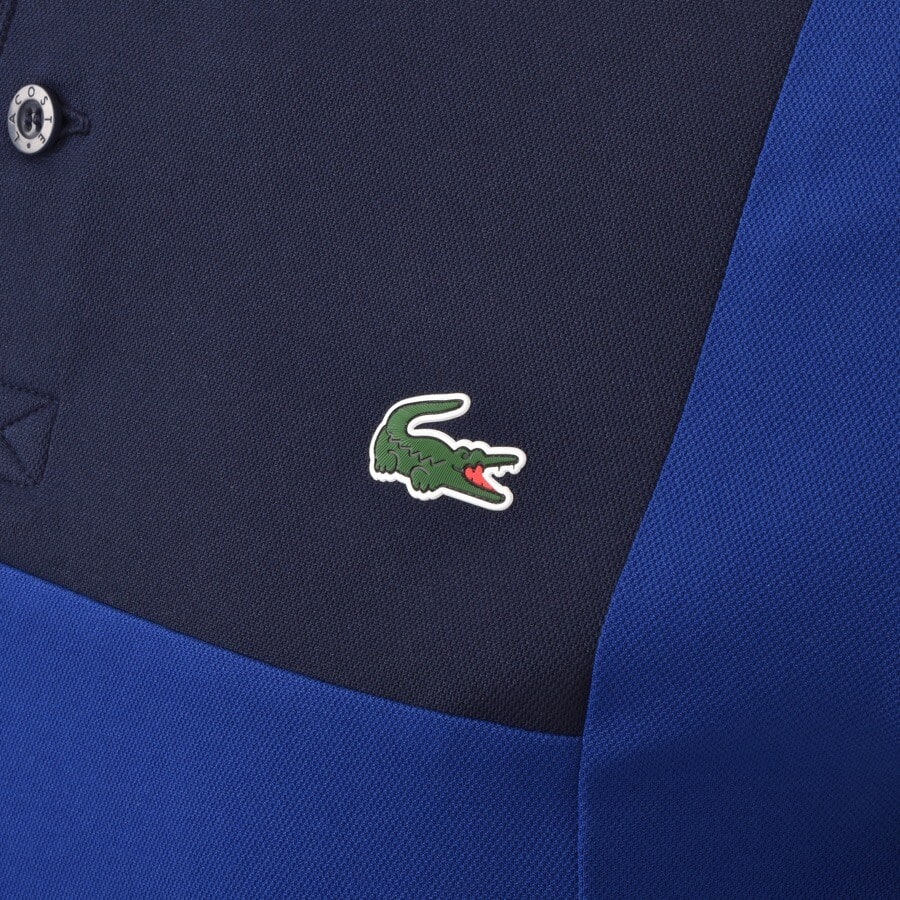 Alternative Image for ProductLacoste Sport Colour Block Polo T Shirt Blue3