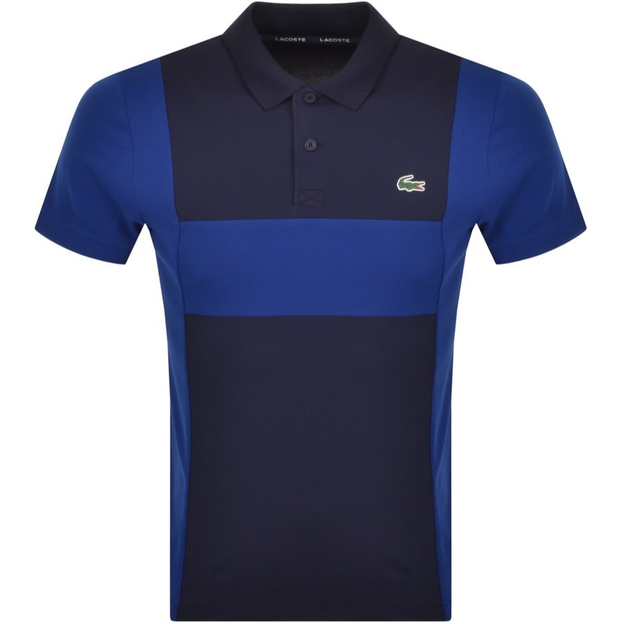 Alternative Image for ProductLacoste Sport Colour Block Polo T Shirt Blue1