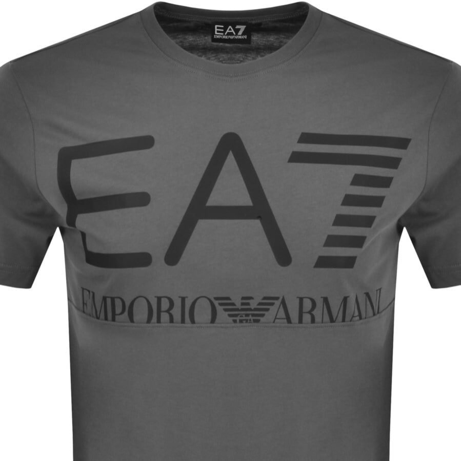 Alternative Image for ProductEA7 Emporio Armani Logo T Shirt Grey2