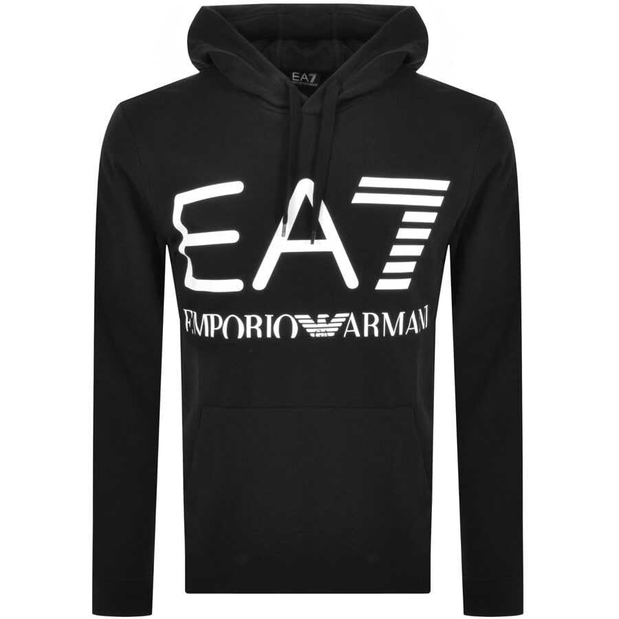 Alternative Image for ProductEA7 Emporio Armani Logo Hoodie Black1
