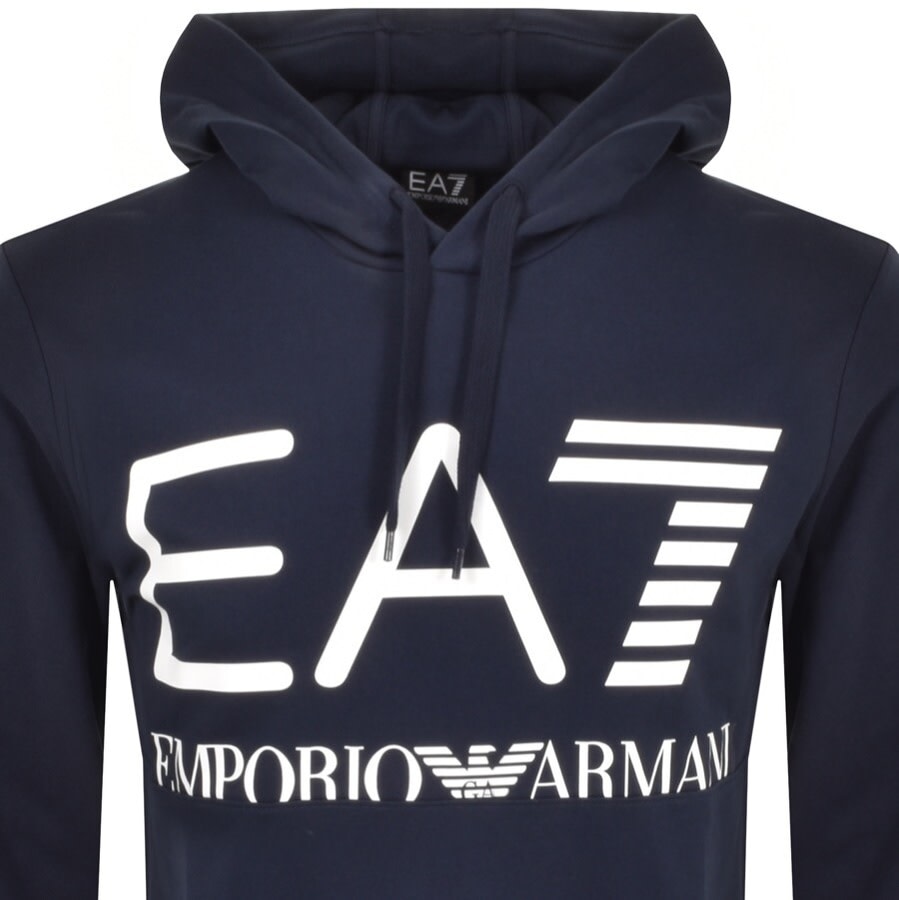 Alternative Image for ProductEA7 Emporio Armani Logo Hoodie Navy2