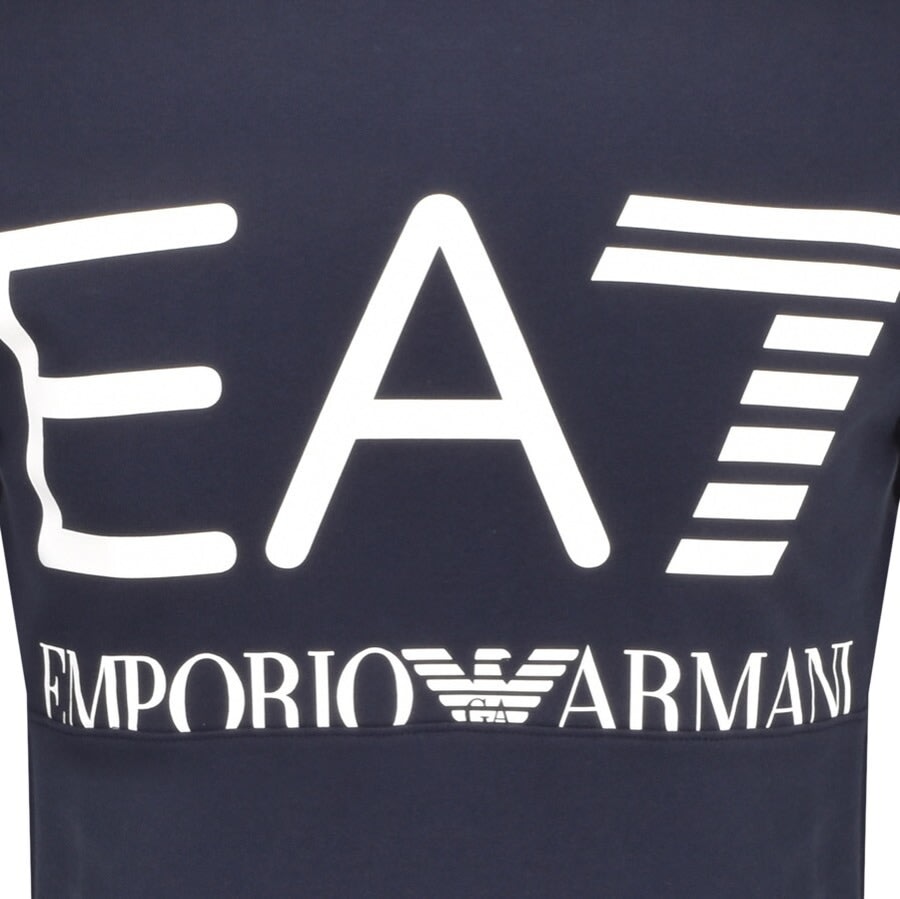 Alternative Image for ProductEA7 Emporio Armani Logo Hoodie Navy3