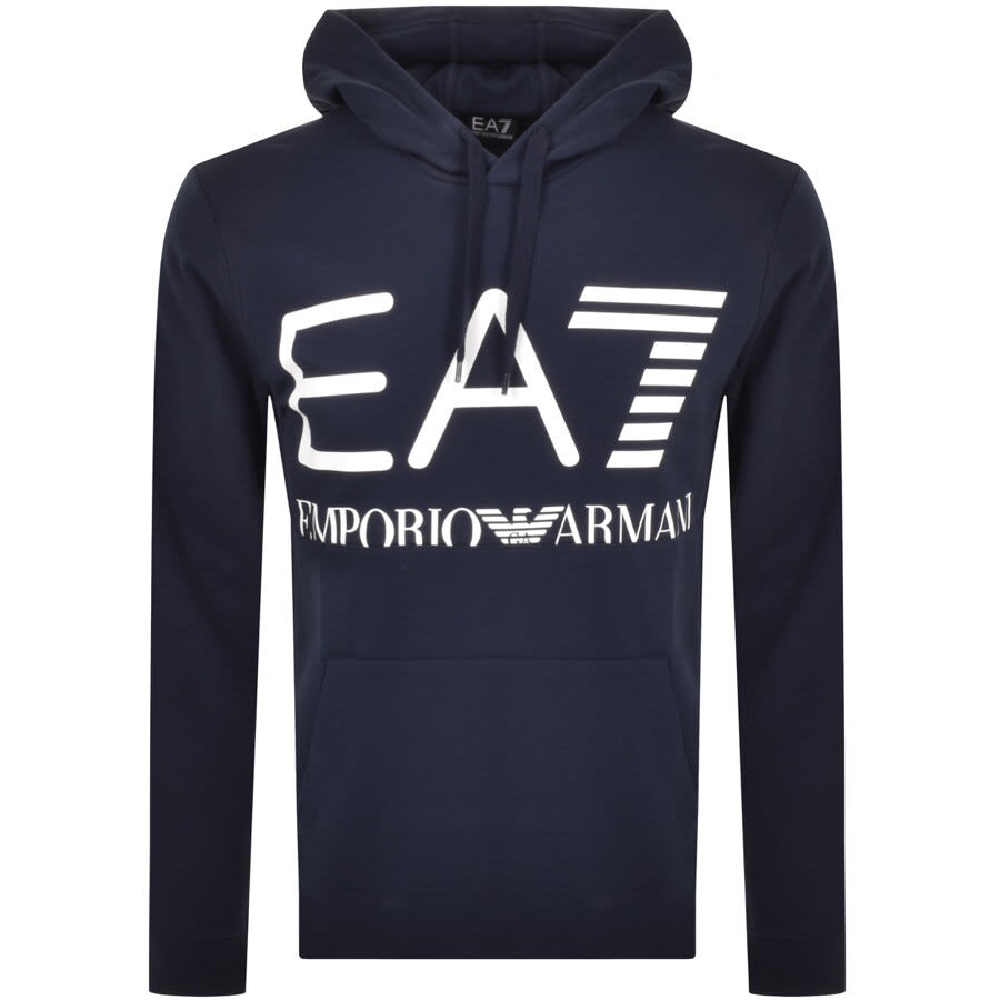 Alternative Image for ProductEA7 Emporio Armani Logo Hoodie Navy1