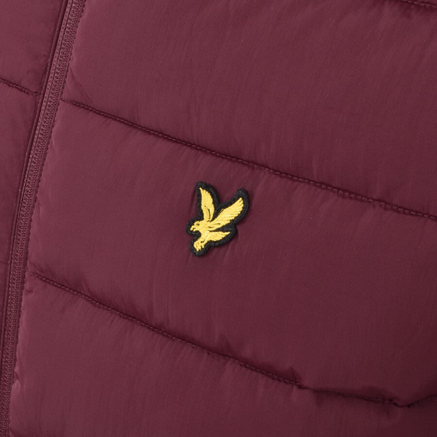Alternative Image for ProductLyle And Scott Hooded Puffer Jacket Burgundy3